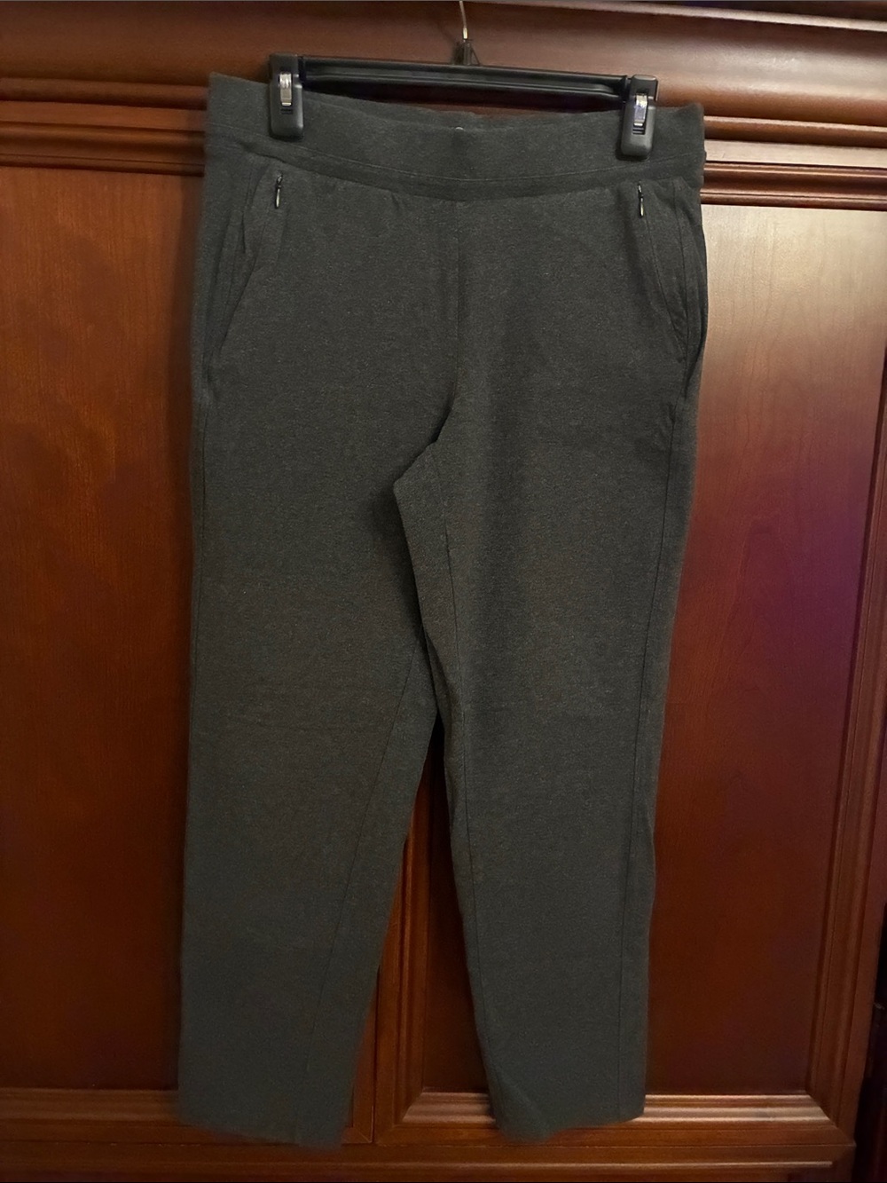 Talbots womens Charcoal Gray Casual Stretch Pants